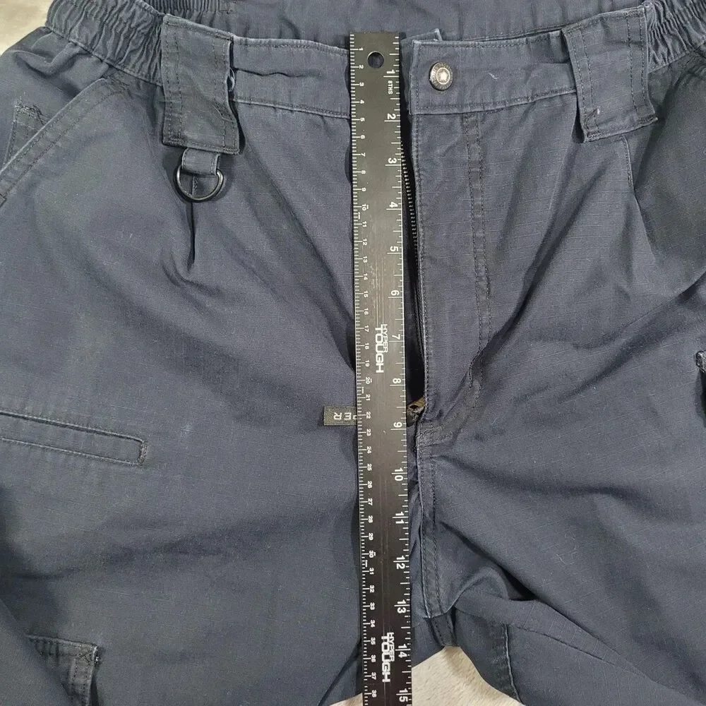 PROPPER Cargo Tactical Pants Mens 38x34 Blue Elastic Waist Pockets Workwear